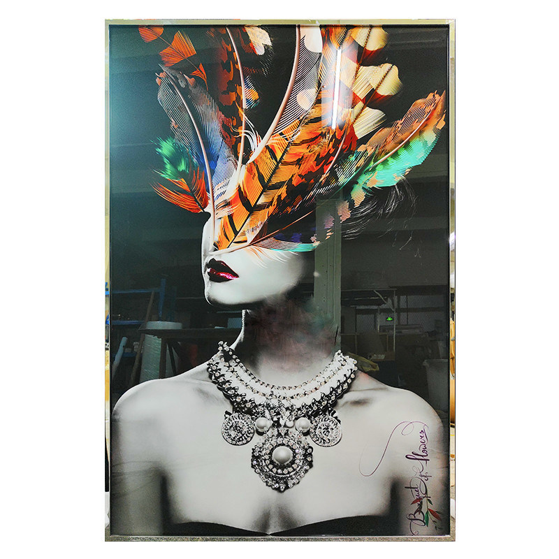 Bedroom Decor Figure Oil Painting On Canvas With Medium Diamond Painting