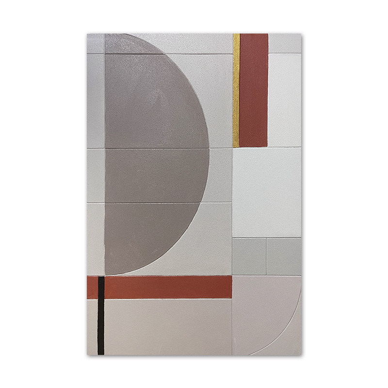 8 Color Print Method Hand Painted Colorful Textured Artwork Modern Oversize Abstract Wall Hanging Decor For The Living Room