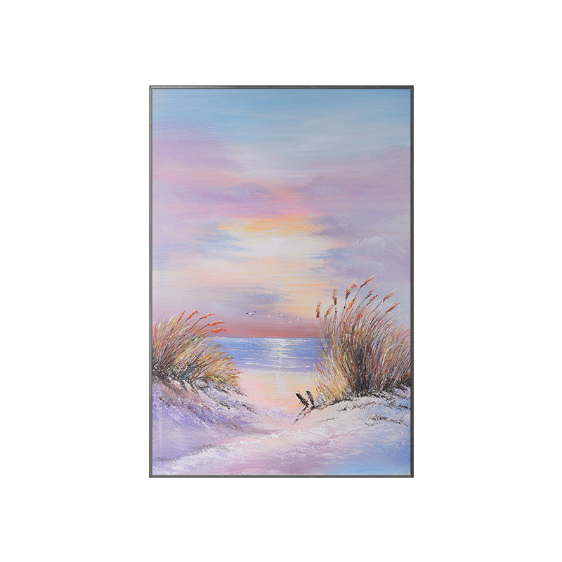 Custom Hand Painted Art Decor Painting Modern Textured Canvas Landscape Oil Painting For Living Room Handpainted Painting