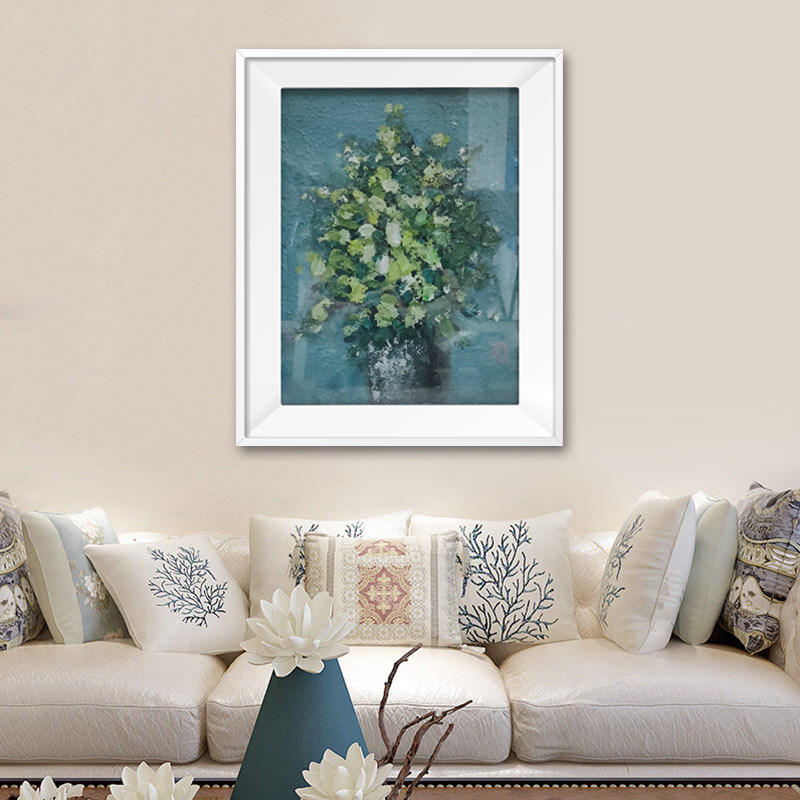 Hand Painted Flowers Canvas Painting Mural Oil Painting for Home Living Room Home Interior Decor